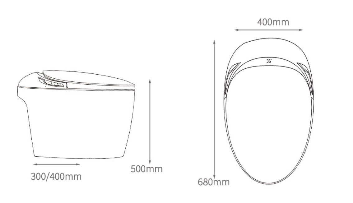 TruClean Aroma Japanese Smart Toilet